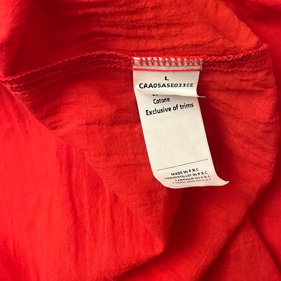 Cupshe x Kelsey Anderson Hello Sunshine Red Halter Maxi Dress Size Large NWT - Picture 7 of 14